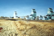 Hay Lakes, oil on masonite, 1994