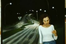 Long Walk, oil on masonite, 1992