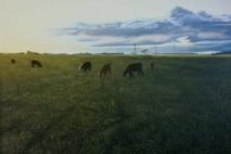 Pastoral, oil on masonite, 1995
