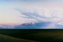 Western Sky, oil on masonite, 1996